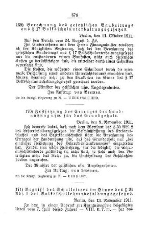 Berechnung des gesetzlichen Baubetrags aus § 17 Volksschulunterhaltungsgesetzes : [E. Öffentliches Volksschulwesen]