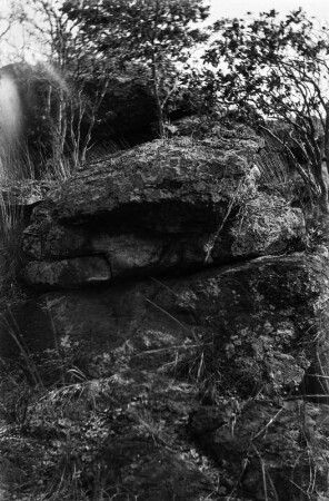 Konglomerate : Schicht aus Konglomeraten am Chavangahügel.