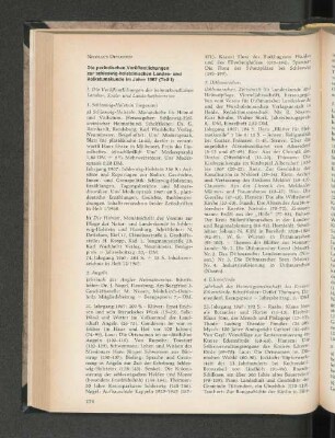 Die periodischen Veröffentlichungen zur schleswig-holsteinischen Landes- und Volkstumskunde im Jahre 1967 (Teil I)