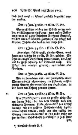 Von St. Paul nach Java 1751