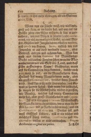 610-623, Wann nun ein Fürste weiß, wie viel Leute, groß und klein...