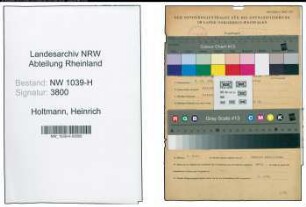 Entnazifizierung Heinrich Holtmann , geb. 05.12.1883 (Landwirt)