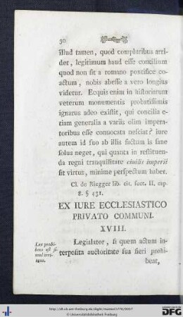 Ex Iure Ecclesiastico Privato Communi.