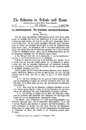 Der Schulkompromiß : die Simultan- und Konfessionsschule