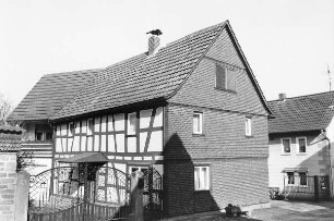 Wohnhaus, Fachwerk; Gelnhausen, Heylstraße 18