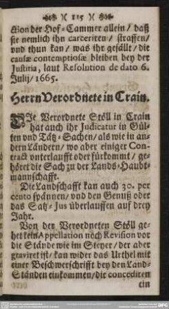 Herrn Verordnete in Crain