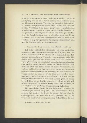 Individuelle Disposition und Durchseuchung