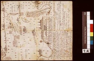 Abbildung der Mark und Landschiedung des Klosters Bronnbach mit Urphar, Dietenhan, Kembach und Höhefeld [...]