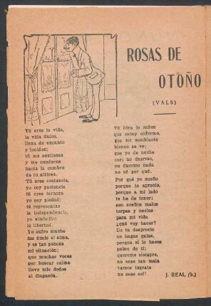 Rosas de otoño : (Vals)