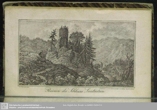 Ruinen des Schlosses Lauterstein