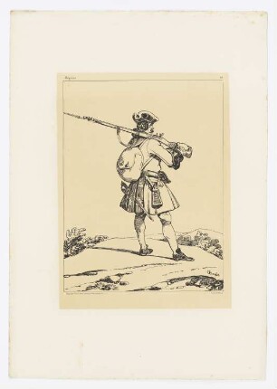 Régence, Blatt 26 der Folge "Federzeichnungen"