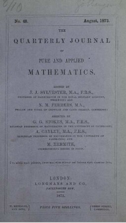 No. 48. August, 1873.