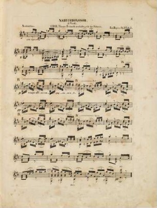 Bouquet musical : pièces choisies des opéras modernes ; pour la guitarre ; op. 1, 3