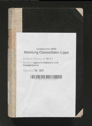 Salbuch der Stadt Lemgo von 1861, Bd. 7