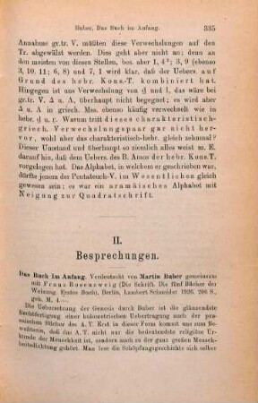335-336 [Rezension] Das Buch im Anfang