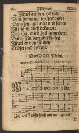 Der CXXXI. - CXL. Psalm.