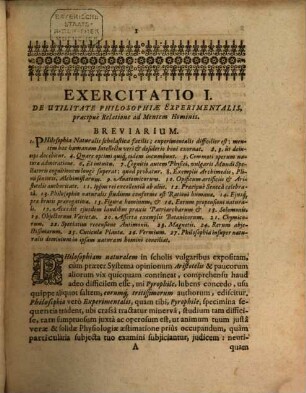 Roberti Boyle, Nobilissimi Angli, Et Societatis Regiae Dignissimi Socii, Opera Varia, [3,1]. Considerationes Circa Utilitatem Philosophiae Natvralis Experimentalis ...