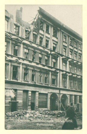 Novemberrevolution: "Berliner Straßenkämpfe März 1919. Pallisadenstraße."