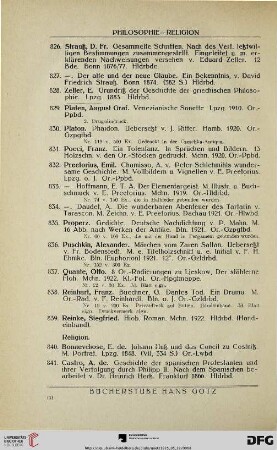 Religion (Nr. 840-862)