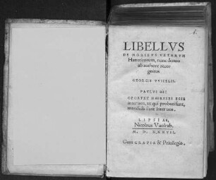 Libellvs De Moribvs Vetervm Haereticorum