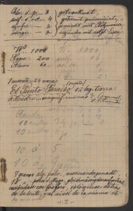 [Photographische Formeln, Notizen]