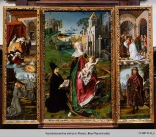 Triptychon der Madonna von Montserrat
