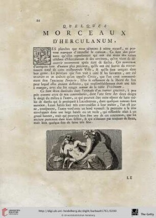 Quelques Morceaux d’Herculanum