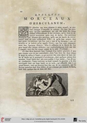 Quelques Morceaux d’Herculanum