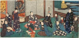 Gäste bei Danjūrō VIII.