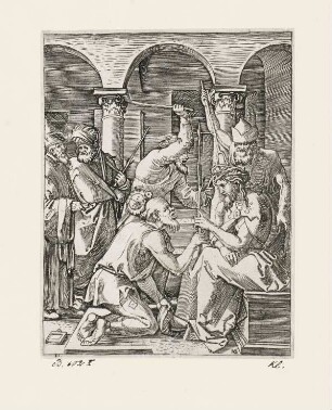 Dornenkrönung, Blatt 19 der Folge "Passion Christi"
