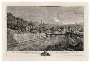 Der ehemalige Zwingergraben in Dresden (Die Zwingergalerie)