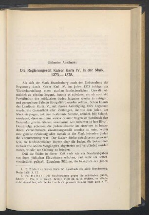7. Die Regierungszeit Kaiser Karls IV. in der Mark, 1373 - 1378