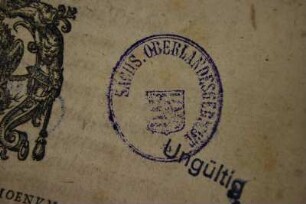 Stempel / Sachsen / Oberlandesgericht [Sächs. Oberlandesgericht]