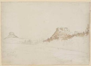Der Königstein und Lilienstein