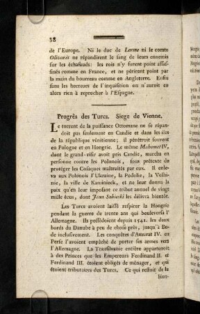 38-45, Progrès des Turcs; Conspiration des poudres en Angleterre sous Jaques I.