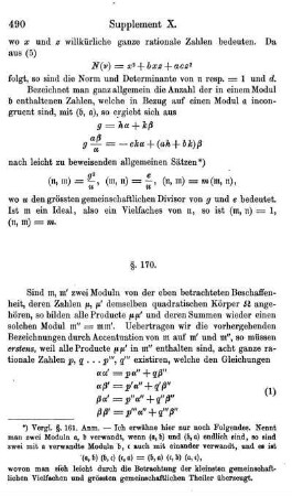 §, 170. Composition der quadratischen Formen