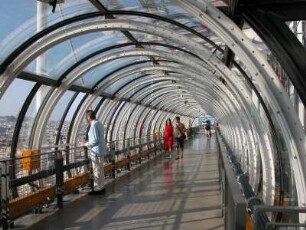Glasgang im Centre Pompidou