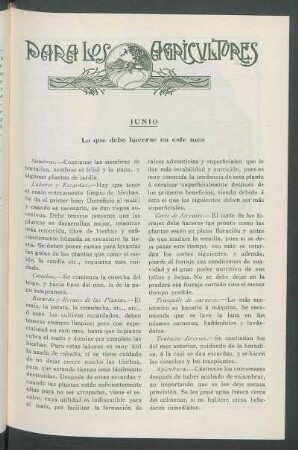 Para los Agricultores