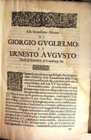 Historia delle revolutioni di Francia : sotto il Regno di Luigi 14. ...