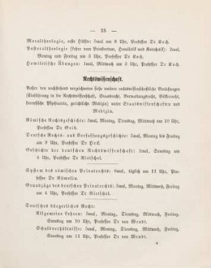 25-27, Rechtswissenschaft