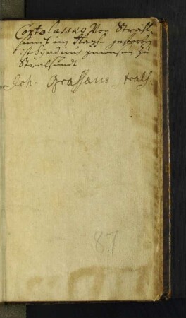 [Handschriftlicher Eintrag]