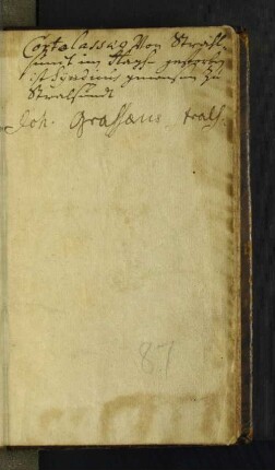 [Handschriftlicher Eintrag]