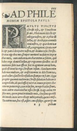 Ad Philemonem Epistola Pauli.