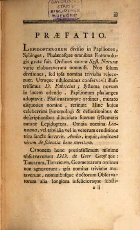 Caroli Linnaei Entomologia, Faunae Suecicae Descriptionibus Aucta : DD. Scopoli, Geoffroy, De Geer, Fabricii, Schrank, &c. speciebus vel in Systemate non enumeratis, vel nuperrime detectis, vel speciebus Galliae Australis locupletata, generum specierumque rariorum iconibus ornata, 2