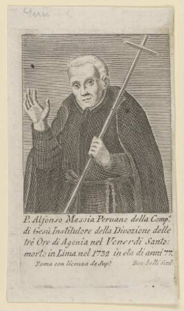 Bildnis des P. Alfonso Messia