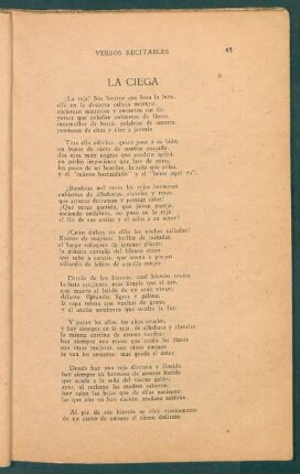 La ciega