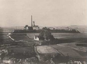 Freiberg. Die Reiche Zeche. Blick vom Kirchturm Sankt Petri
