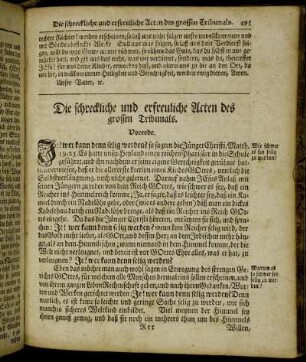 Die schreckliche und erfreuliche Acten des grossen Tribunals.