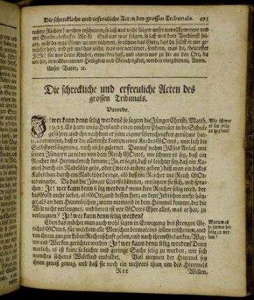 Die schreckliche und erfreuliche Acten des grossen Tribunals.