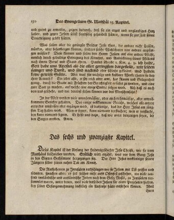 150-168, Das sechs und zwanzigste Kapitel. - Das acht und zwanzigste Kapitel.